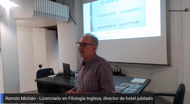 Conferencia «Alfred Diston y los trajes de las Islas Canarias», por Ramón Michán, licenciado en Filología Inglesa, director de hotel jubilado (14/03/2023)