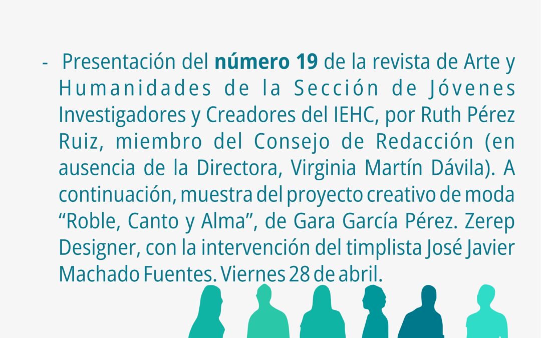 Actividades «La Gaveta del IEHC», año 2023