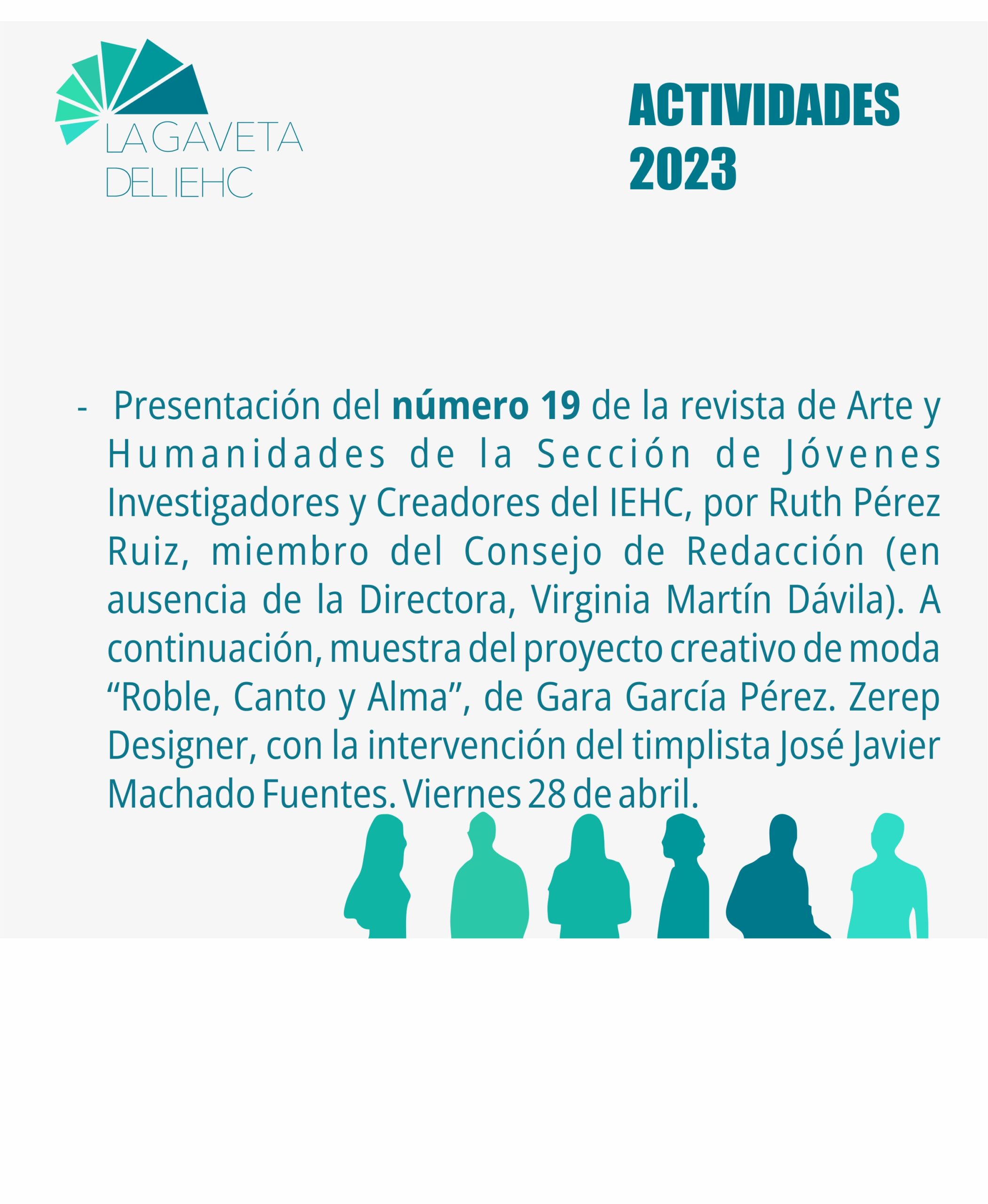 Actividades «La Gaveta del IEHC», año 2023