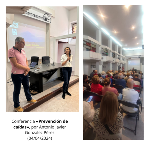 Conferencia «Prevención de caídas», por Antonio Javier González Pérez. Organizada por el Grupo de Montañeros Sombra del Teide. Jueves 4 de abril, 2024.