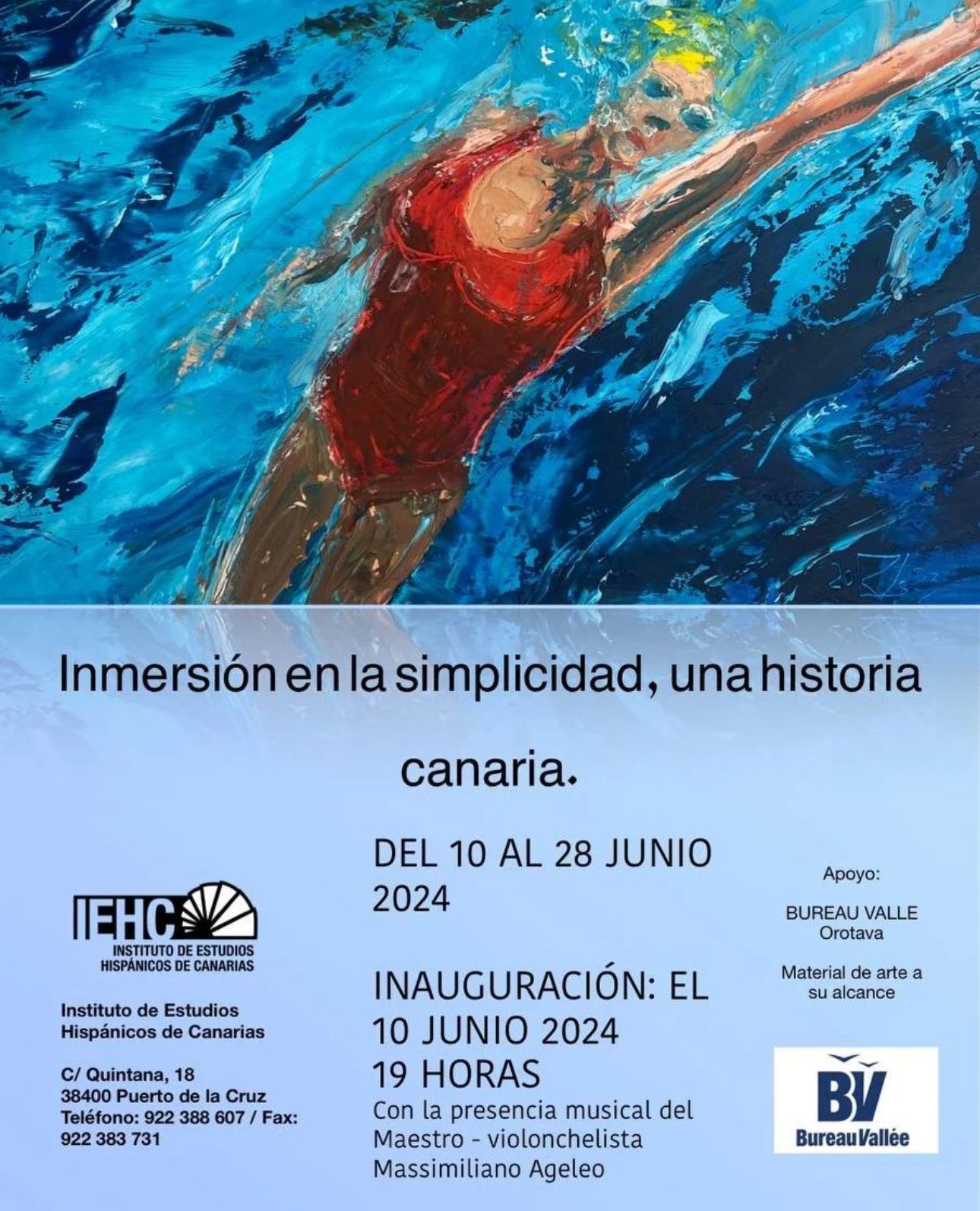 Exposición «Inmersión en la simplicidad» (Immersion into simplicity), de Renata Castilho. Desde el 10 hasta el 28 de junio, 2024..