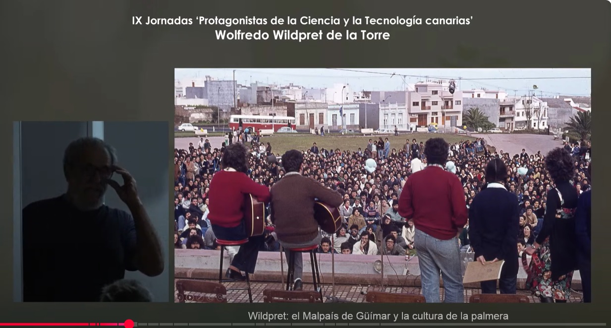 IX Jornadas Protagonistas de la Ciencia y la Tecnología Canarias. «Wildpret: el Malpaís de Güimar y la cultura de la palmera», a cargo de Juan Montesinos Barrera (22/10/2024)024)