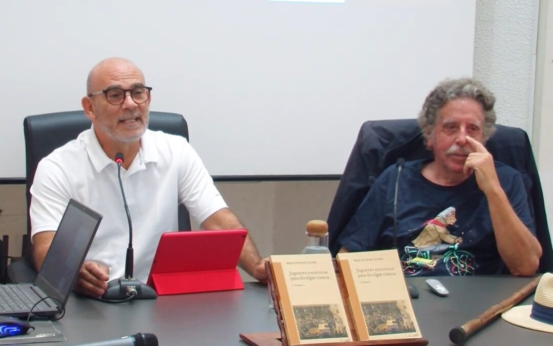 Presentación del libro «Juguetes escénicos para divulgar la Ciencia», de Miguel  Hernández (24/09/2025)