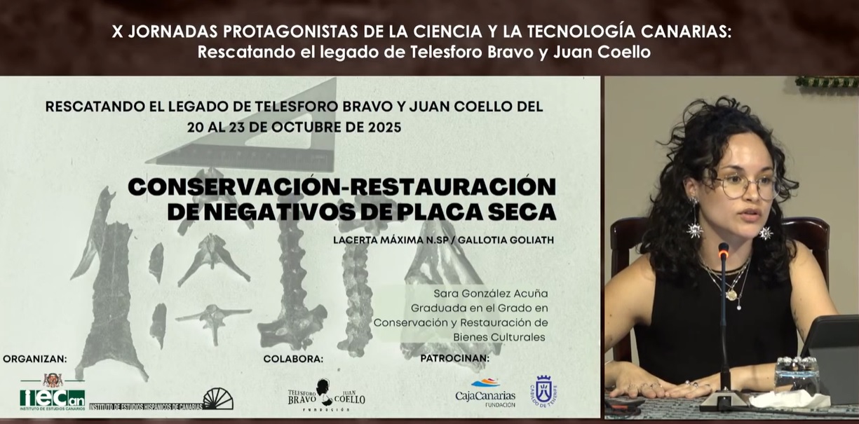 2ª Sesión – X Jornadas Protagonistas de la Ciencia y la Tecnología canarias – Sara González Acuña