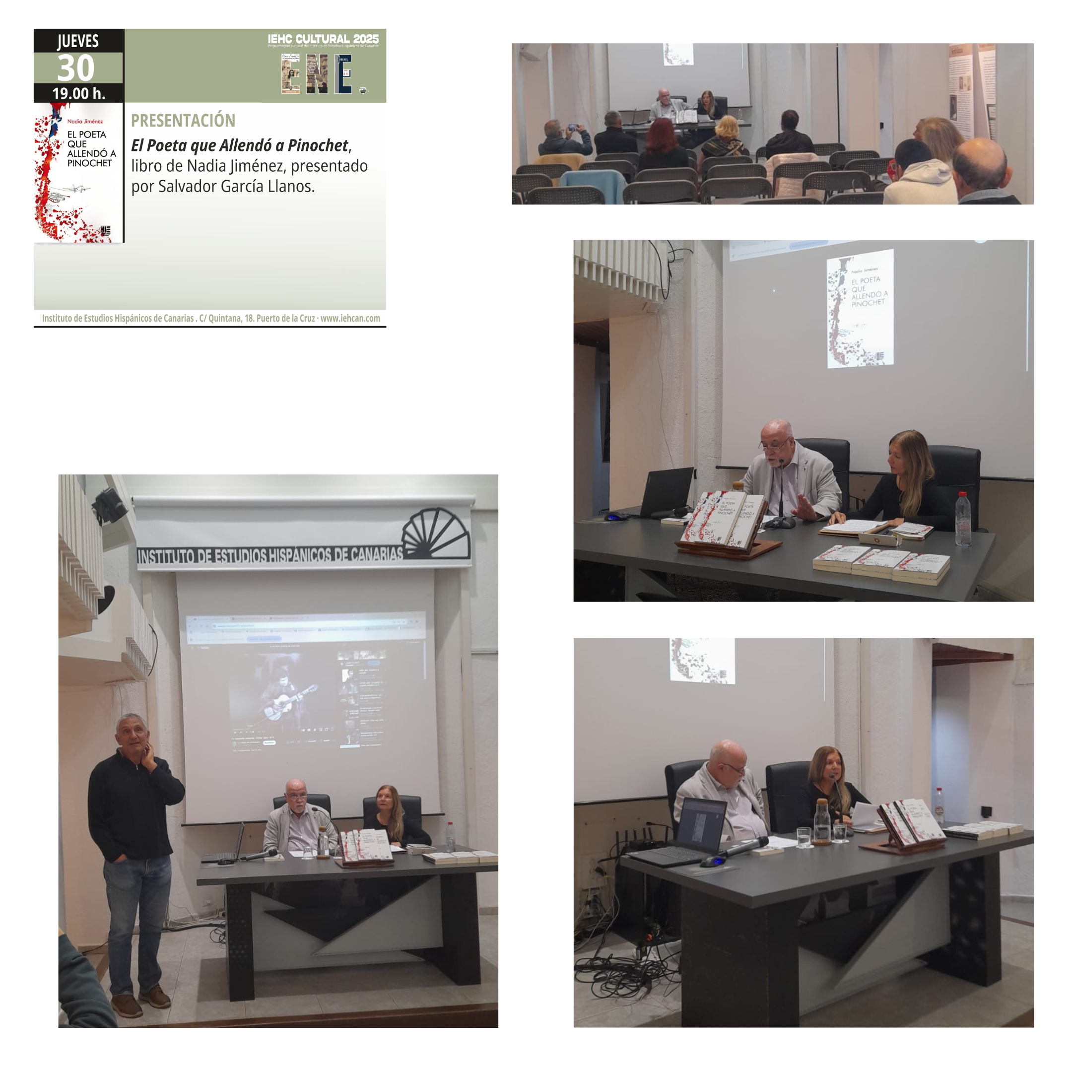 Presentación del libro «El Poeta que Allendó a Pinochet» (30/01/2025)