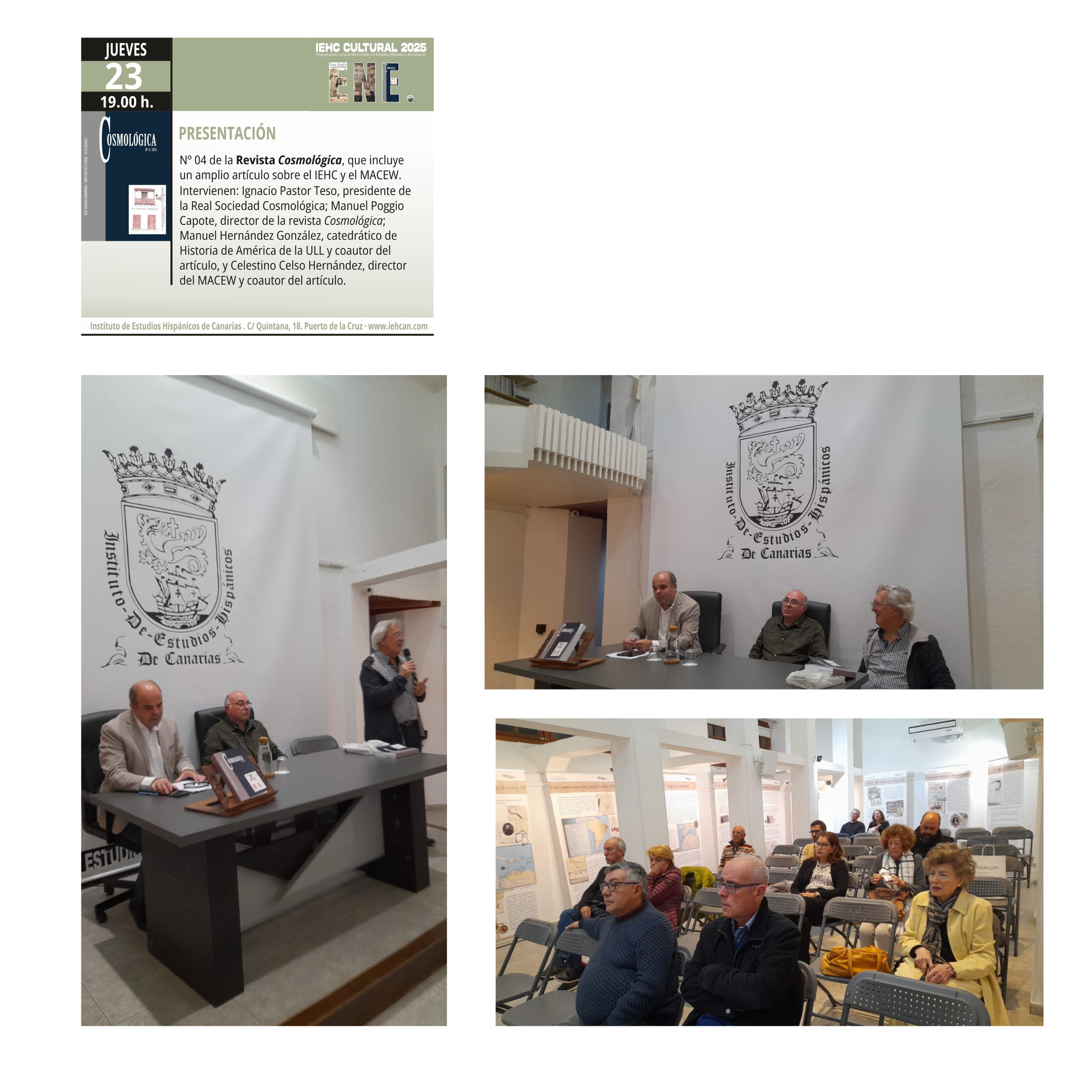 Presentación del nº 04 de la Revista Cosmológica (23/01/2025)