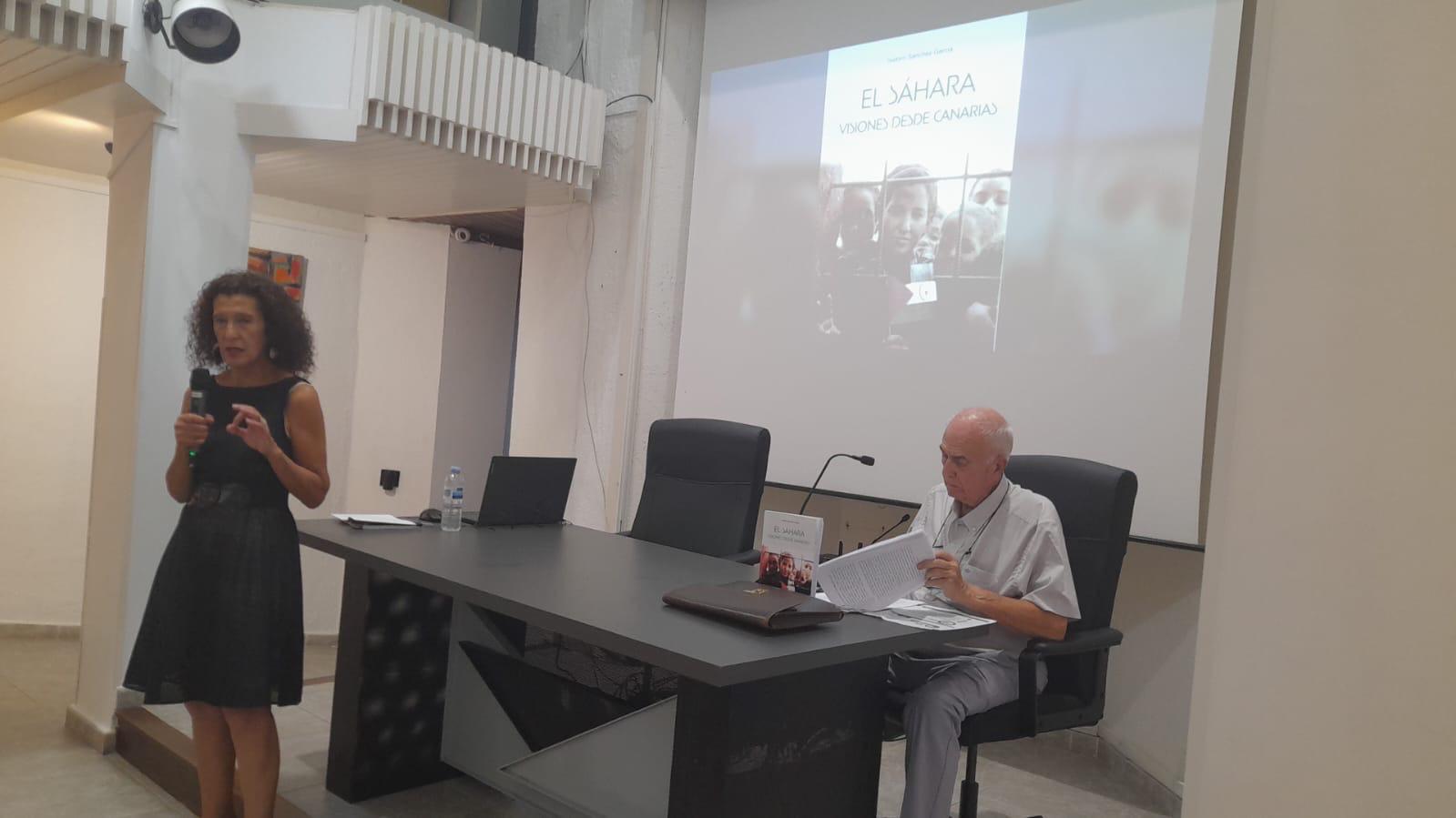 Presentación del libro «El Sahara, visiones desde Canarias», libro y documental de Isidoro Sánchez García, por Milagros Luis Brito (19/09/2025)