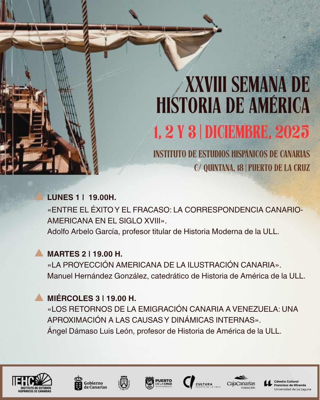 XXVIII Semana de Historia de América