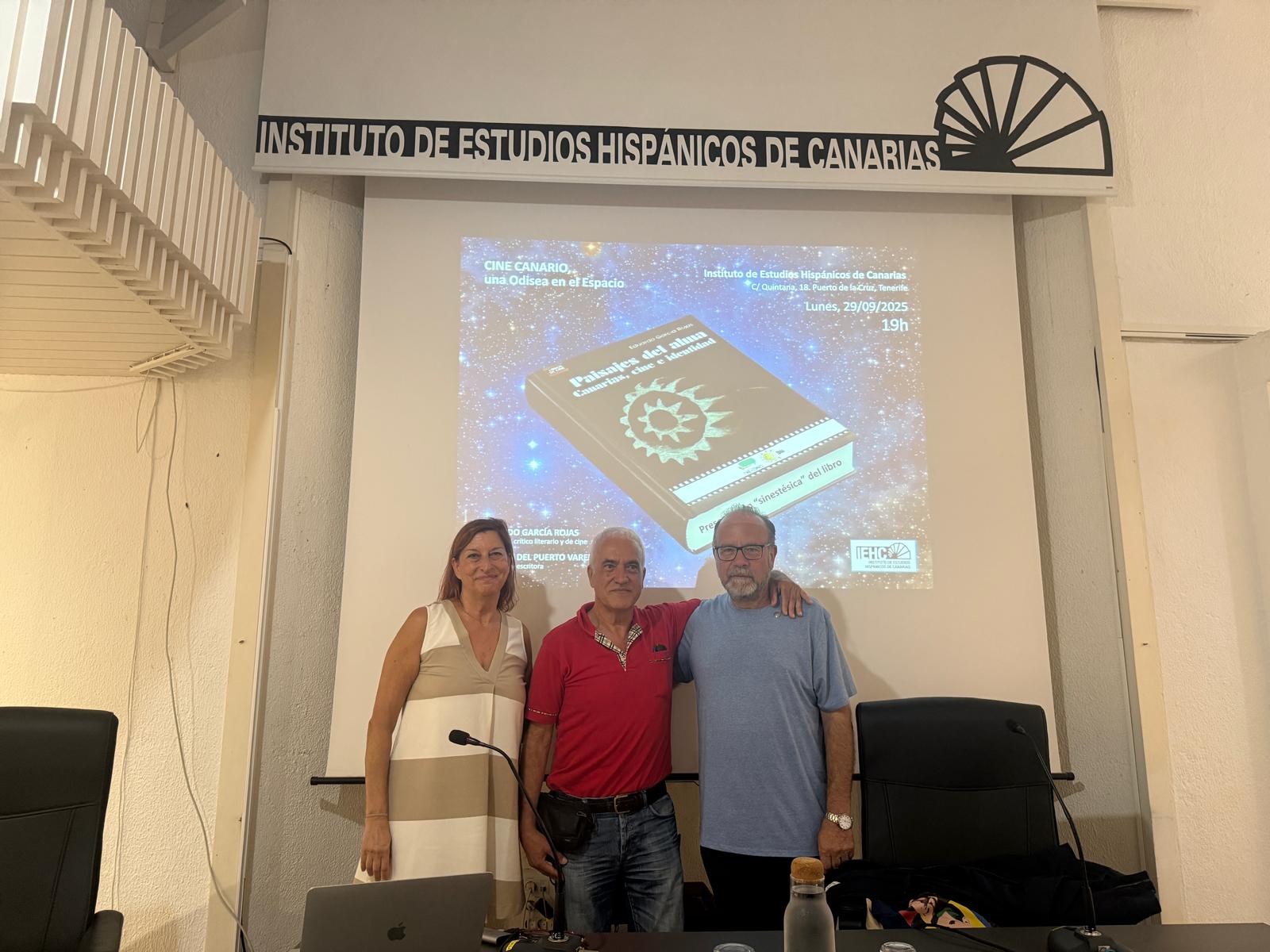 Presentación del libro «Paisajes del alma. Canarias, cine e identidad», de Eduardo García Rojas (29/09/2025)