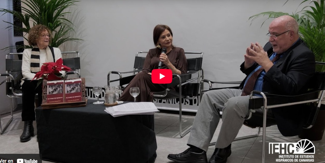 (2ª parte) Presentación del libro «Actores de reparto», de Carmen Rosa González Martín. Con Margarita Rodríguez Espinosa y Salvador García Llanos (17/12/2025)