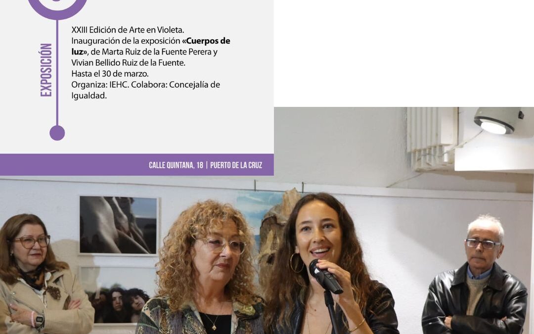 XXIII Edición de Arte en Violeta. Exposición «Cuerpos de luz», de Marta Ruiz de la Fuente Perera y Vivian Bellido Ruiz de la Fuente (5 – 30 de marzo de 2026)