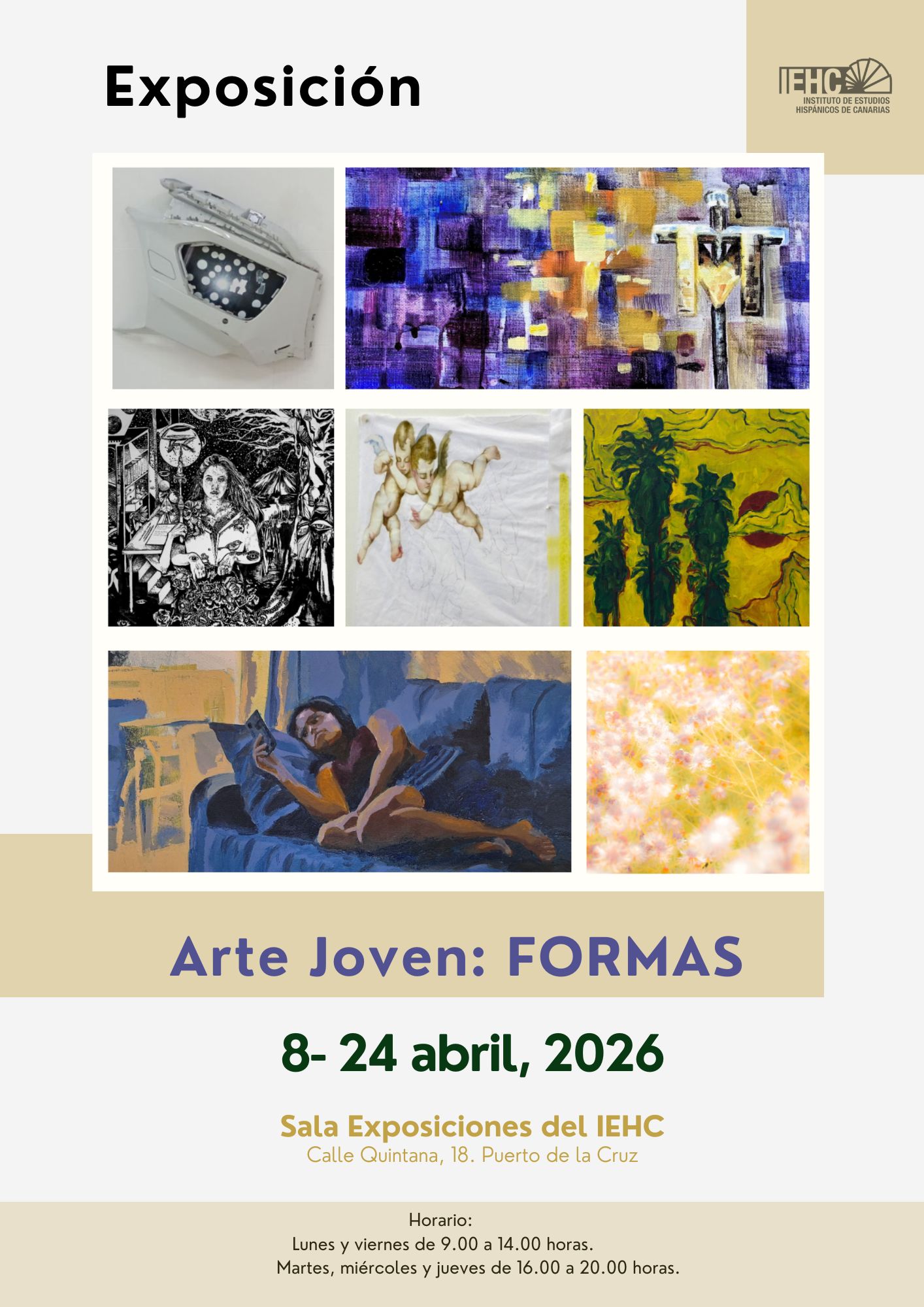 Inauguración de la exposición “Arte Joven: FORMAS” (08/04/2026)