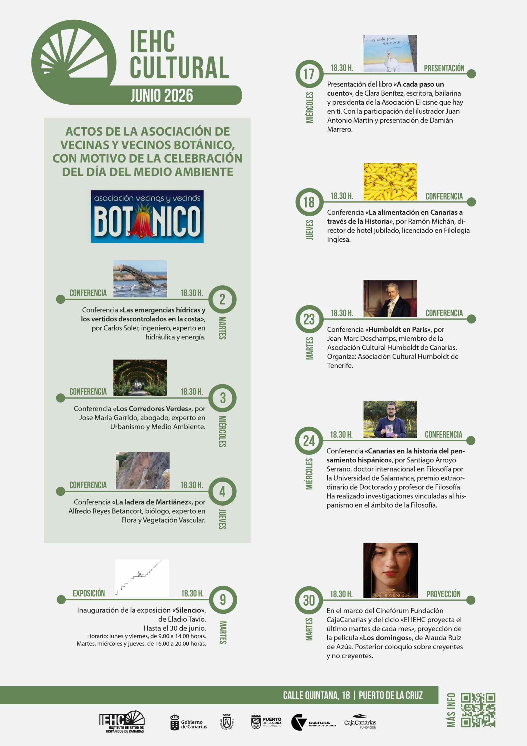 IEHC cultural junio 2026