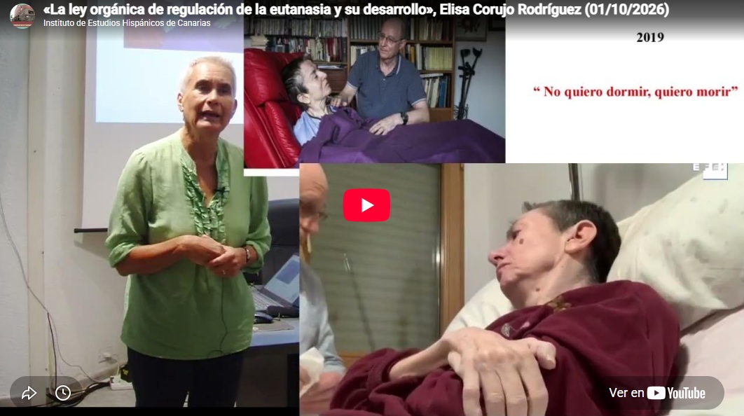 Jornadas «LA DIGNIDAD EN EL FINAL DE LA VIDA: TIEMPO DE CUIDAR Y ACOMPAÑAR». Conferencia: «La ley orgánica de regulación de la eutanasia y su desarrollo», por Elisa Corujo Rodríguez (01/10/2026)